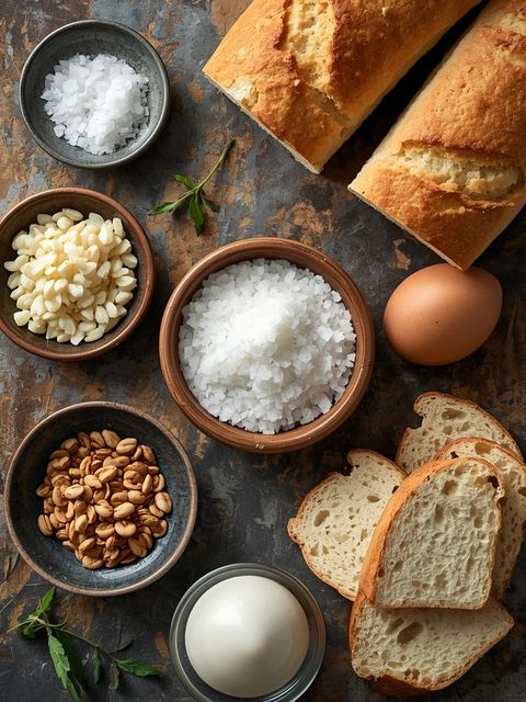 Halbweißbrot (mit jodiertem Salz)