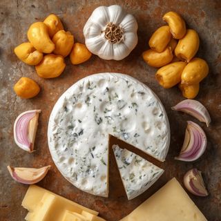 Fromage-Frischkäse mit Knoblauch
