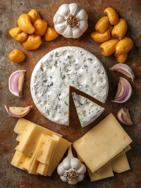 Fromage-Style Fresh Cheese with Garlic