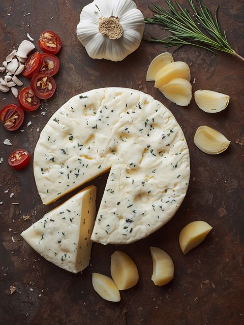 Fromage-Style Fresh Cheese with Garlic