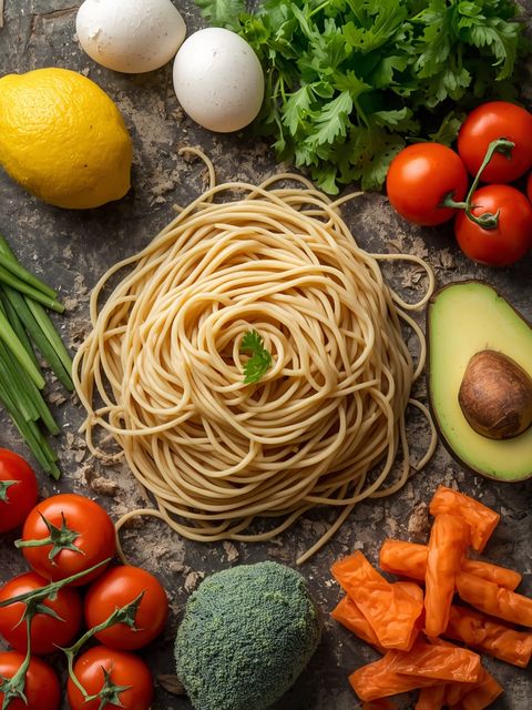 Egg-Free Wheat Noodles