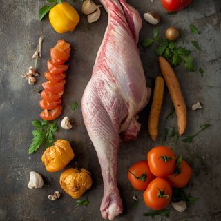 Turkey Leg Meat with Skin 2