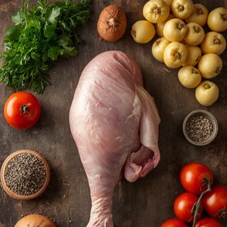 Turkey Leg Meat, Skinless