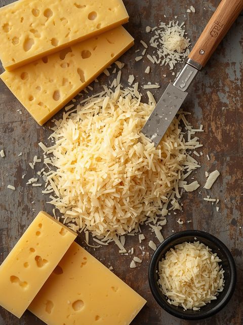 Parmesan, gerieben