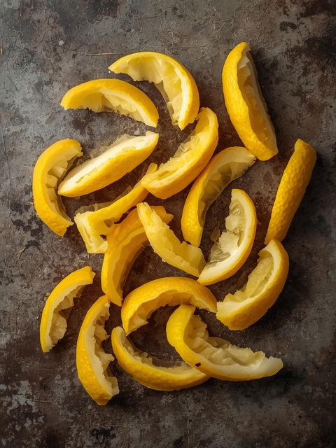 Frische Zitronenschale