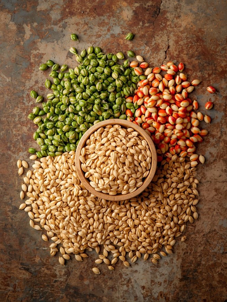 Wheat Grains, Sprouts