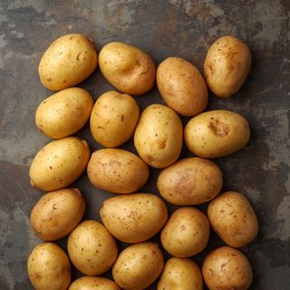 Kartoffeln, geschält und gedämpft (ohne Zugabe von Salz)