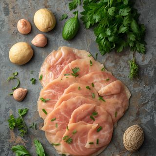Vitello tonnato mit Garnitur