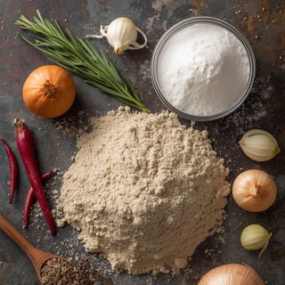 Silver Onion in Powder