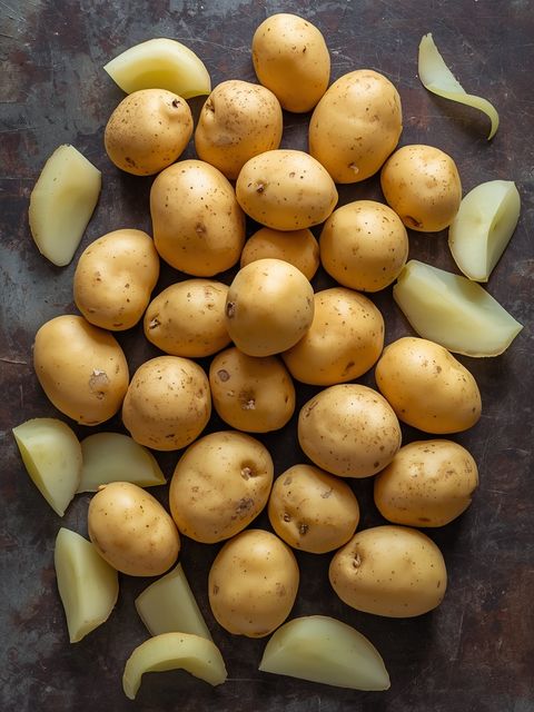 Potatoes, Peeled, Raw