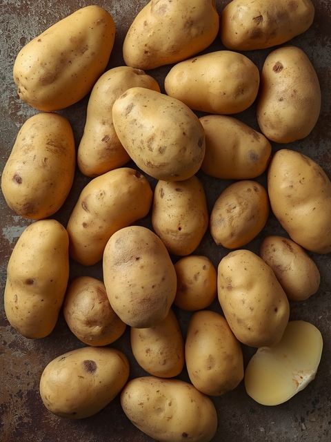Potatoes, Peeled, Raw