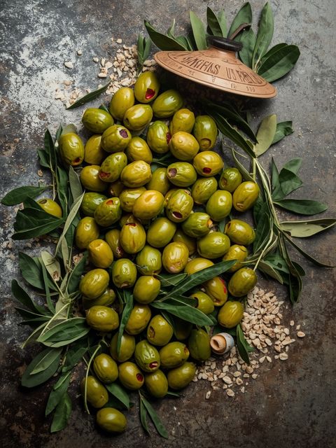 Olive, Green, in Brine