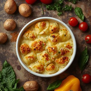 Kartoffelgratin Dauphinois, zubereitet