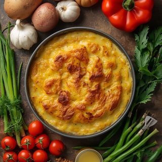 Kartoffelgratin Dauphinois, zubereitet