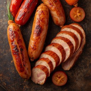 Wędliny z wędzonego pieczonego kurczaka (krojone)