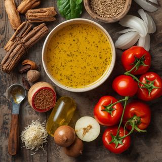 Essig-Öl-Salatsauce, hausgemacht (mit Rapsöl)