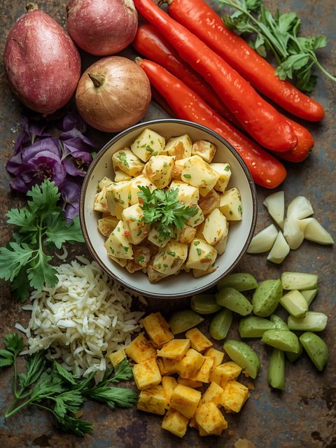 Kartoffelsalat mit Essig-Öl-Sauce