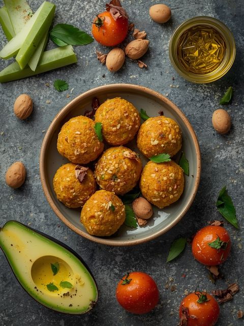 Falafel, Fried (Fried in Rapeseed Oil)