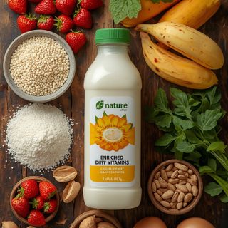 Sojagetränk, Natur, mit Kalzium und Vitaminen angereichert