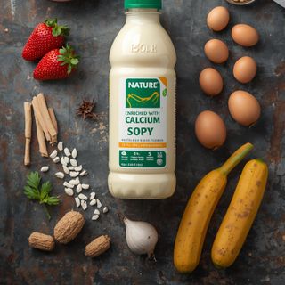 Sojagetränk, Natur, mit Kalzium und Vitaminen angereichert