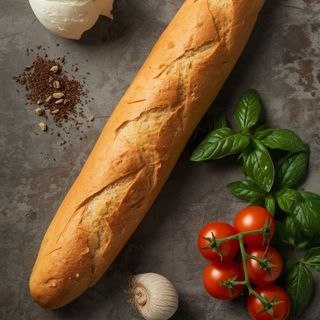 Sandwich (Baguette) mit Mozzarella