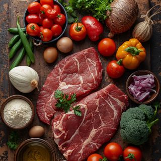 Venison, Schnitzel, raw