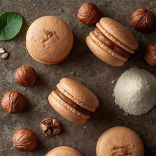 Hazelnut Macaron