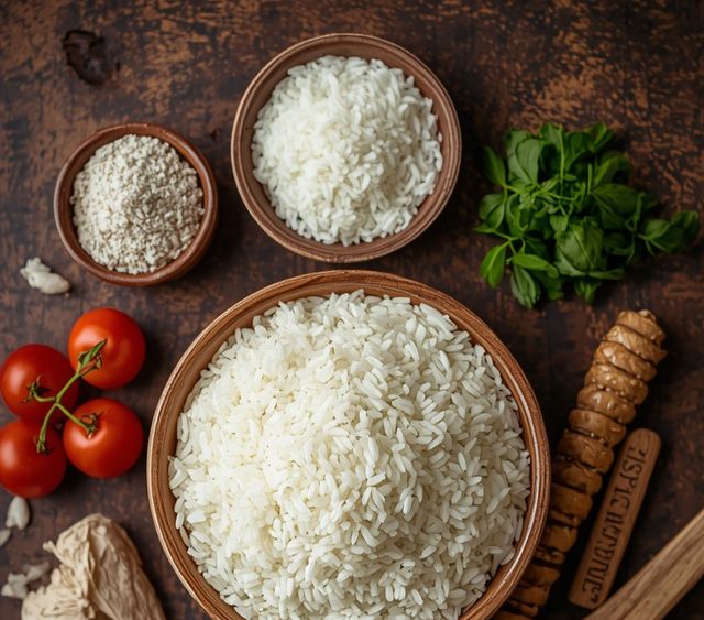 Parboiled Reis, gekocht in Salzwasser