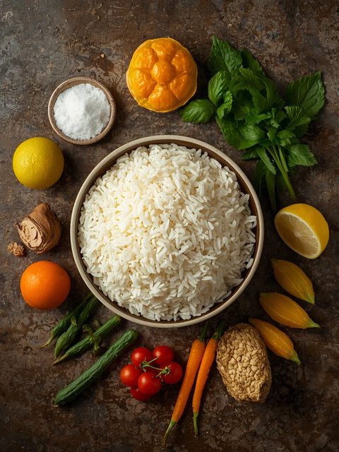 Parboiled Reis, gekocht in Salzwasser
