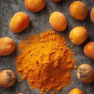 Apricot, Powdered, Drained (Without Addition of Sugar)