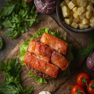 Burger mit Fisch