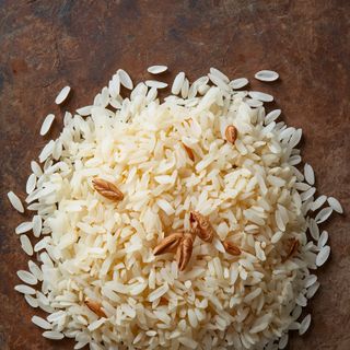 Parboiled Reis, trocken