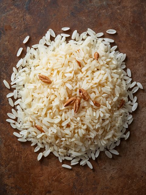 Parboiled Reis, trocken