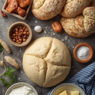 Yeast Dough (with Butter), Sweet, Unbaked