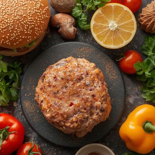Burger mit Hähnchen
