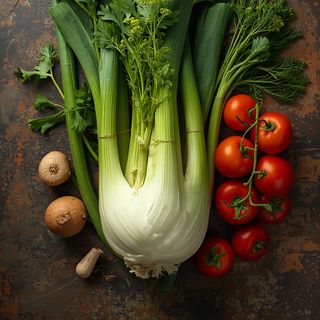 Fennel, Steamed (Without Addition of Salt)