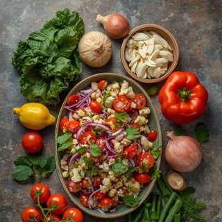 Russian Salad, Prepared