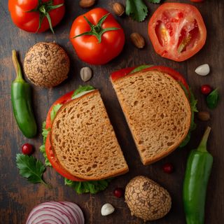 Sandwich with Cut
