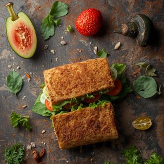 Sandwich with Cut
