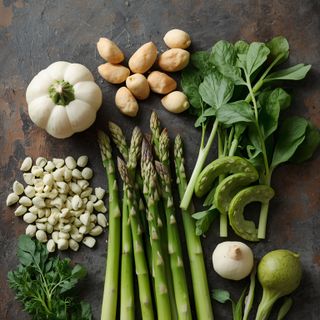 Spargel, roh (weiß und grün)