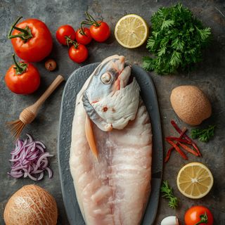 Halibut, surowy