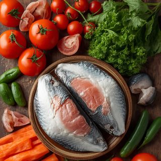 Fish (cut), raw