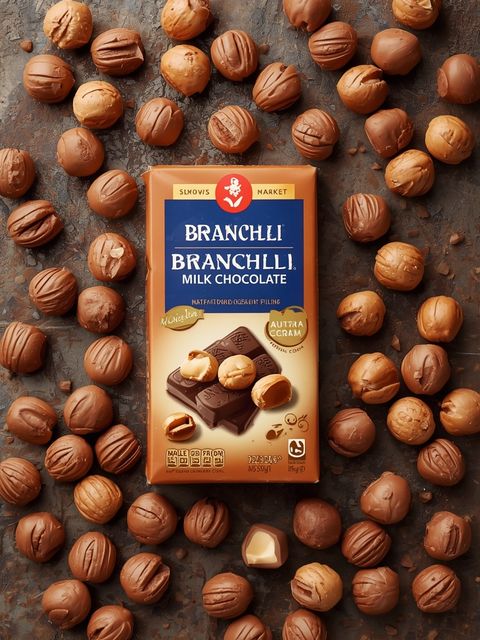Branchli (Milk Chocolate with Hazelnut Cream Filling)