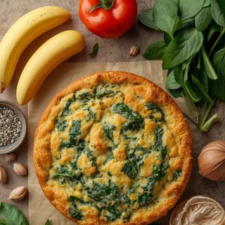 Spinach Cake, Baked (with Puff Pastry)