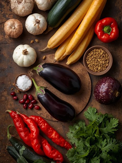 Aubergine, gedämpft (ohne Zugabe von Salz)