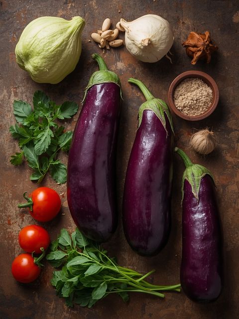 Eggplant, Steamed (Without Addition of Salt)