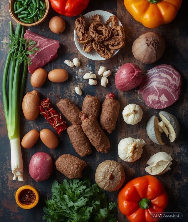Bouillon, Fleisch, zubereitet