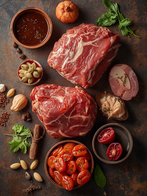 Bouillon, Fleisch, zubereitet