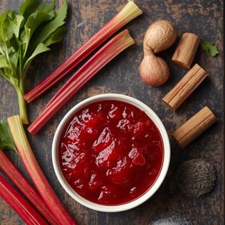 Rhubarb Compote, Sugared