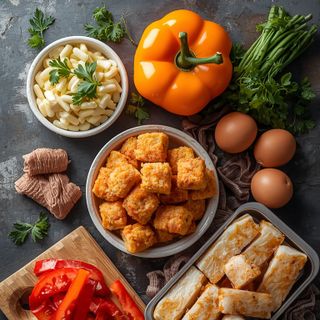 Fish Sticks, Panned and Frozen